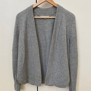 Loft 28% wool open cardigan XS